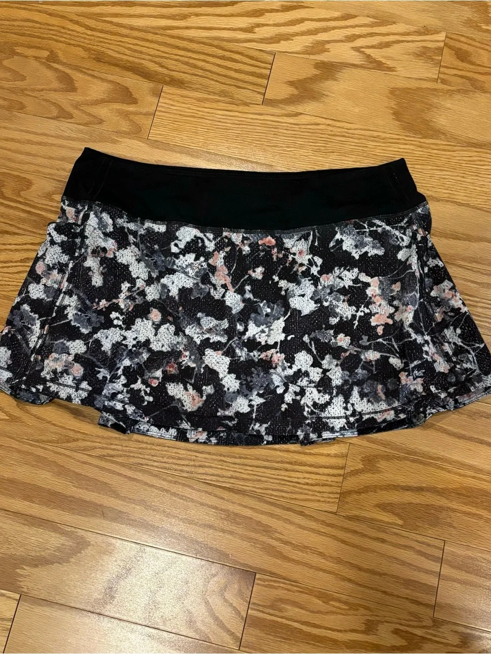 Lululemon Skort Womens 8 Pace Rival Pleated Skirt Spring Bloom Activewear Gym